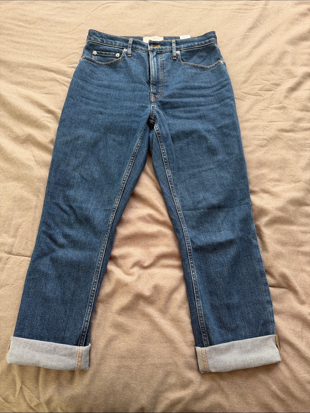 Everlane Dark Indigo The Original Cheeky Boyfriend Jeans